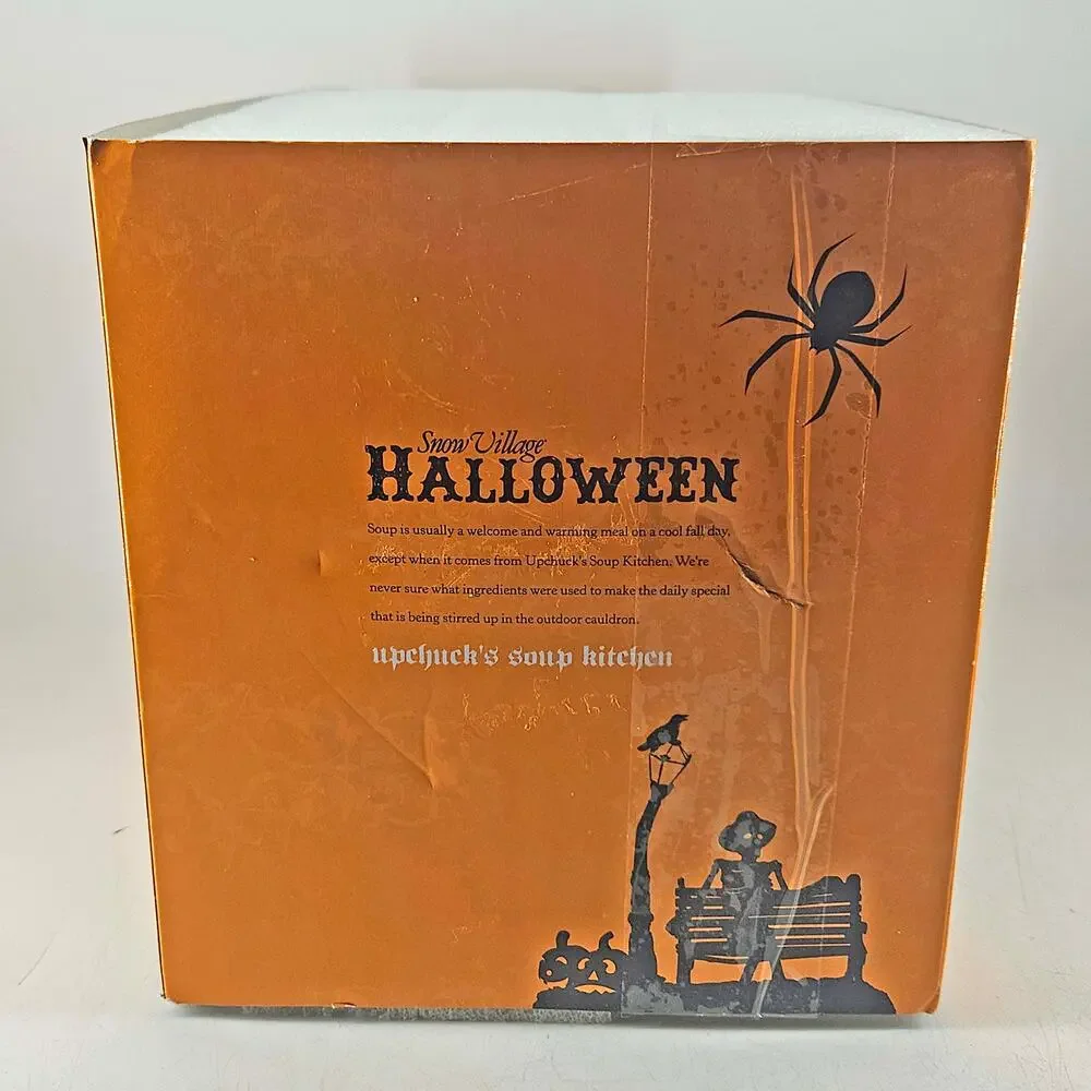 Department 56 Halloween Upchuck's Soup Kitchen Haunted Wheels Food Trucks